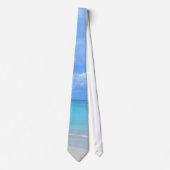 Mooie turquoise tropische strand stropdas (Voorkant)