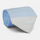 Mooie turquoise tropische strand stropdas (Opgerold)