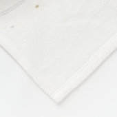 Mooie Tuxedo Kitten met Bloemen Sierkussen Fleece Deken (Hoek)