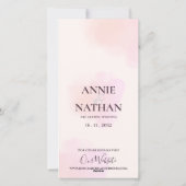 Mooie twee foto's Trouw uitnodiging Save the Date  (Achterkant)