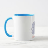 Mooie twee olifant Coffee Mok (Links)