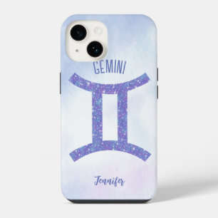 Mooie Tweelingen Astrologie Teken Persoonlijke Paa iPhone 14 Hoesje