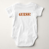 Mooie Twin Zegt Baby Bodysuit (Achterkant)