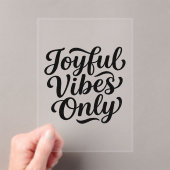Mooie Typografie Acryl Uitnodigingen (Insitu (Draagbaar))