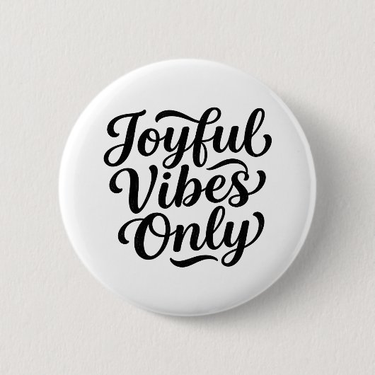 Mooie Typografie Ronde Button 5,7 Cm (Voorkant)