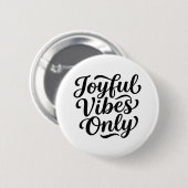 Mooie Typografie Ronde Button 5,7 Cm (Voorkant /achterkant)