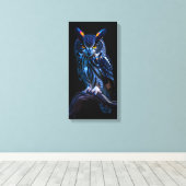Mooie Uil Canvas Afdruk (Insitu (Houten vloer))