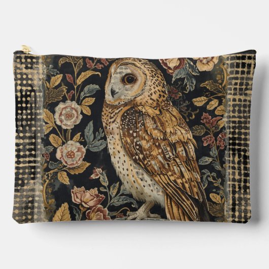 Mooie Uil in de Bloementuin ,Goud Geruit , Etui (Voorkant)