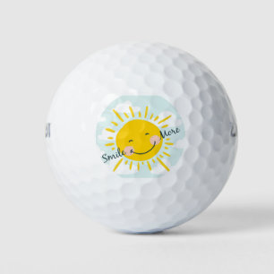Mooie uitdrukking golfballen