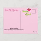 MOOIE UITDRUKKINGEN - Bedankkaartje Briefkaart (Achterkant)