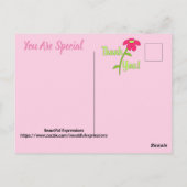 MOOIE UITDRUKKINGEN - Dank U Postkaart (Achterkant)