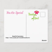 MOOIE UITDRUKKINGEN - Dankuwel Ansichtkaart Briefkaart (Achterkant)