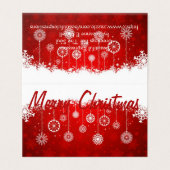 Mooie uitdrukkingen - kerst Kaarten (Buitenkant ongevouwen)