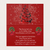 Mooie uitdrukkingen - kerstkaarten kaart (Binnenkant ongevouwen)
