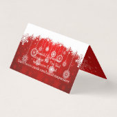 Mooie uitdrukkingen - kerstkaarten kaart (Achterkant)