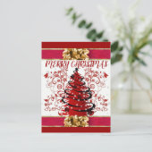 Mooie uitdrukkingen Kerstmis Feestdagenkaart (Staand voorkant)