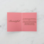 Mooie uitdrukkingen - Verjaardag Wenskaart Kaart (Binnen)