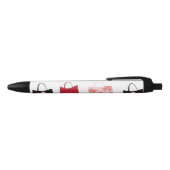Mooie Uitdrukkingen Zwarte Inkt Pen (Bovenkant)