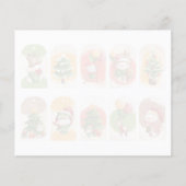 Mooie uitgeknipte Kerst-cadeautags set  (Achterkant)