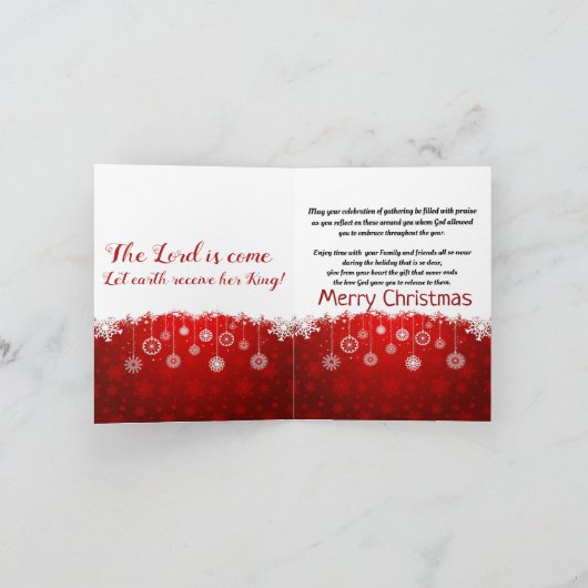 Mooie uitingen feestdagen kaart (Binnen)