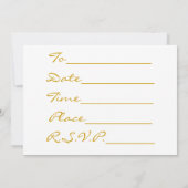 Mooie uitnodiging met Roos (Achterkant)