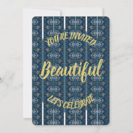 Mooie uitnodiging - PAS HET AAN