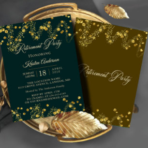 Mooie uitnodiging van de Chic Retirement Party