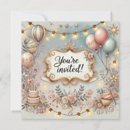 Mooie uitnodiging Verjaardag Jubileum