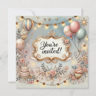 Mooie uitnodiging Verjaardag Jubileum