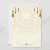 Mooie uitnodiging voor een moslim huwelijk (Achterkant)