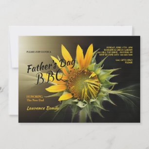 Mooie uitnodiging voor zonnebloemen