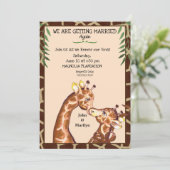 Mooie uitnodigingen voor het hernieuwen van huweli (Staand voorkant)