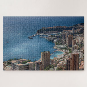 Mooie Uitzicht aan de oostkant van Monte Carlo Mon Legpuzzel