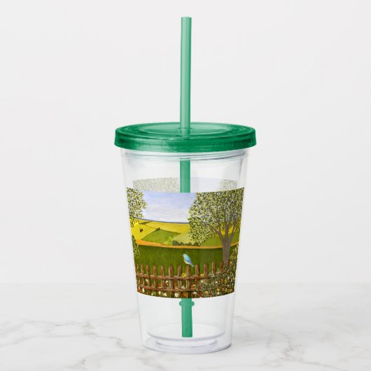 Mooie Uitzicht Acryl Drinkbeker (Voorkant)
