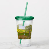Mooie Uitzicht Acryl Drinkbeker (Achterkant)