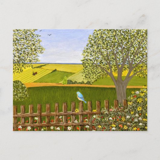 Mooie Uitzicht Briefkaart (Voorkant)