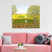 Mooie Uitzicht Canvas Afdruk (Insitu (Woonkamer))