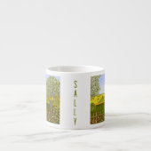 Mooie Uitzicht Espresso Kop (Voorkant)