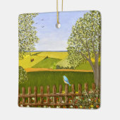 Mooie Uitzicht Keramisch Ornament (Links)