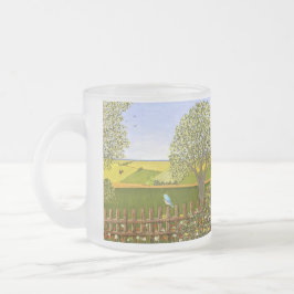 Mooie uitzicht matglas koffiemok