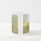 Mooie uitzicht matglas koffiemok (Center)