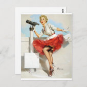 Mooie Uitzicht omhoog Briefkaart (Voorkant / Achterkant)