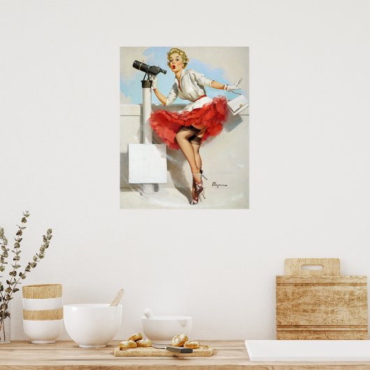 Mooie Uitzicht omhoog Poster (Keuken)