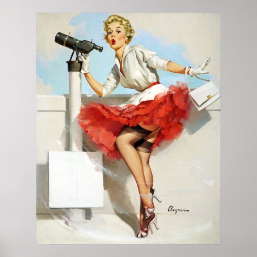 Mooie Uitzicht omhoog Poster (Voorkant)