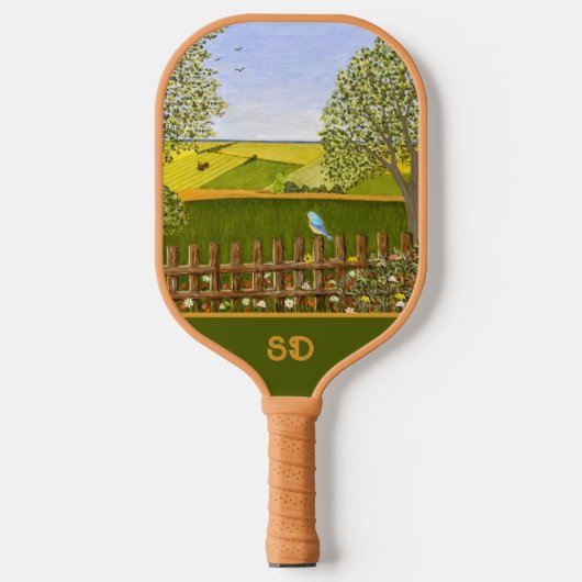 Mooie Uitzicht Pickleball Paddle (Voorkant)