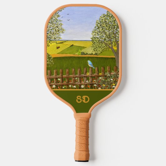 Mooie Uitzicht Pickleball Paddle (Achterkant)