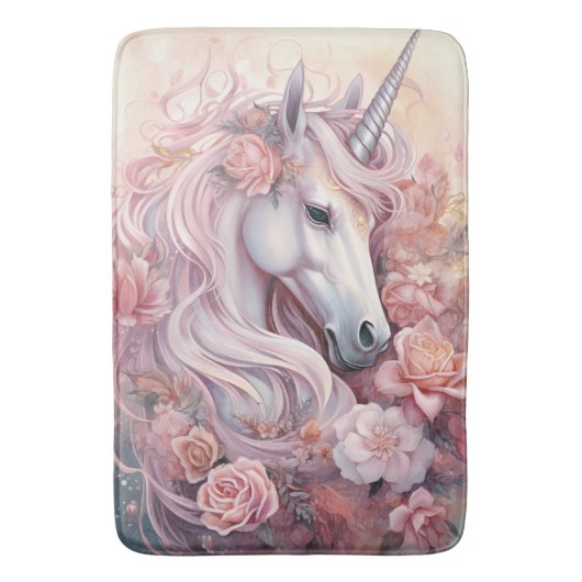 Mooie Unicorn Badmat (Voorkant Verticaal)