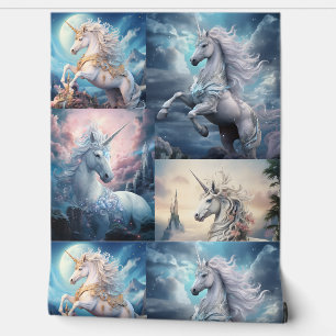 Mooie Unicorn Behang