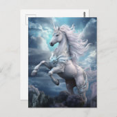 Mooie Unicorn Briefkaart (Voorkant / Achterkant)
