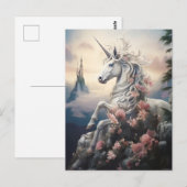 Mooie Unicorn Briefkaart (Voorkant / Achterkant)